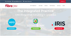 Desktop Screenshot of fibrecrm.com